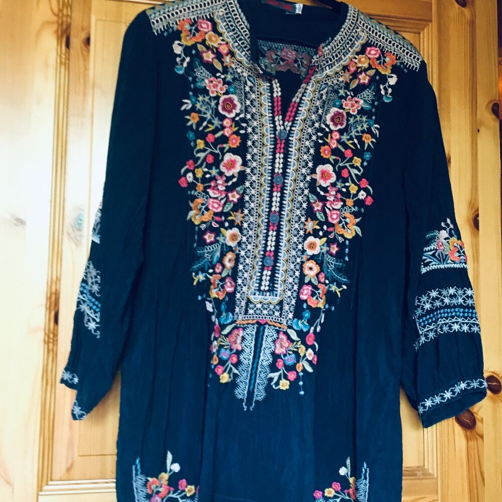Johnny Was Vincenza Cottage Peasant Blouse
